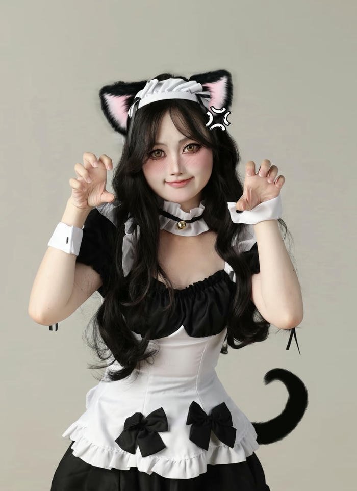 trang phục mèo phong cách anime