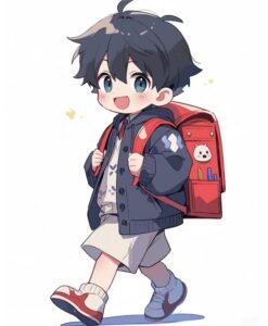 trẻ trung ảnh học sinh chibi sinh động