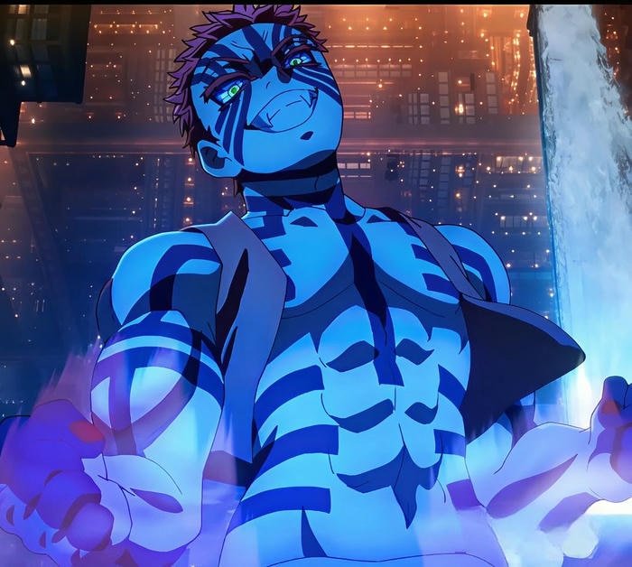 Akaza tạo hình đẹp nhẹ nhàng