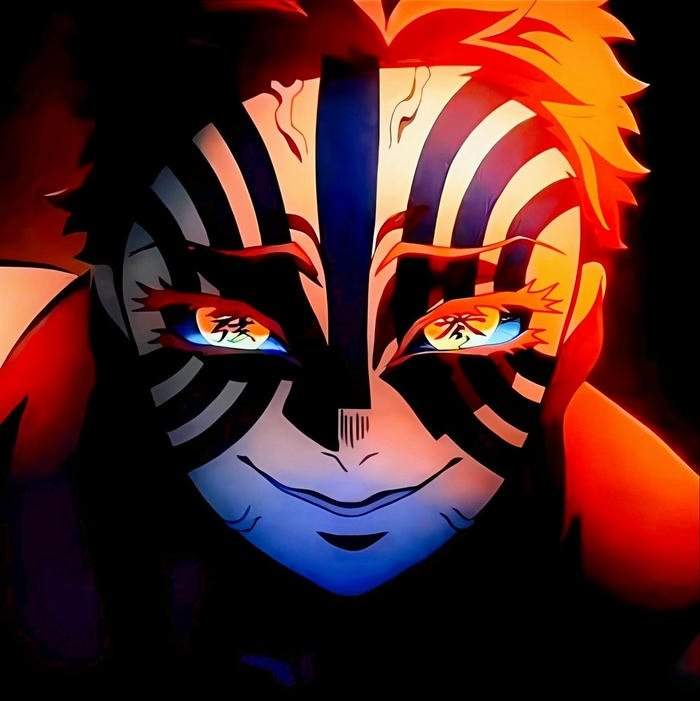 Akaza tạo hình rất đẹp mắt