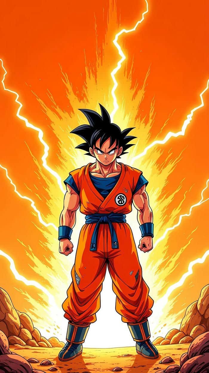 Ảnh SonGoku phong cách anh hùng