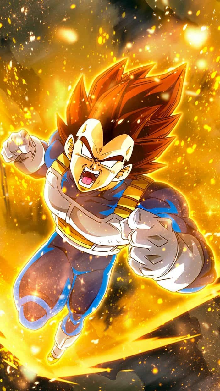 Ảnh Vegeta chuẩn bị tấn công
