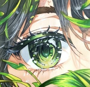 Ảnh mắt anime dễ thương