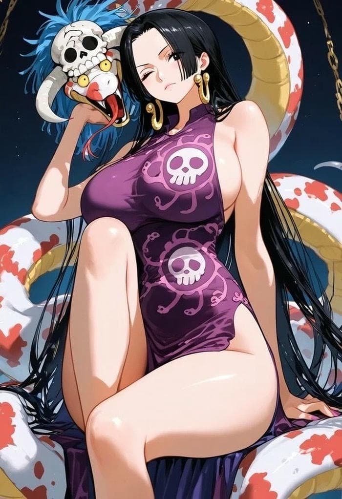 Anime Boa Hancock vẻ đẹp quyền lực