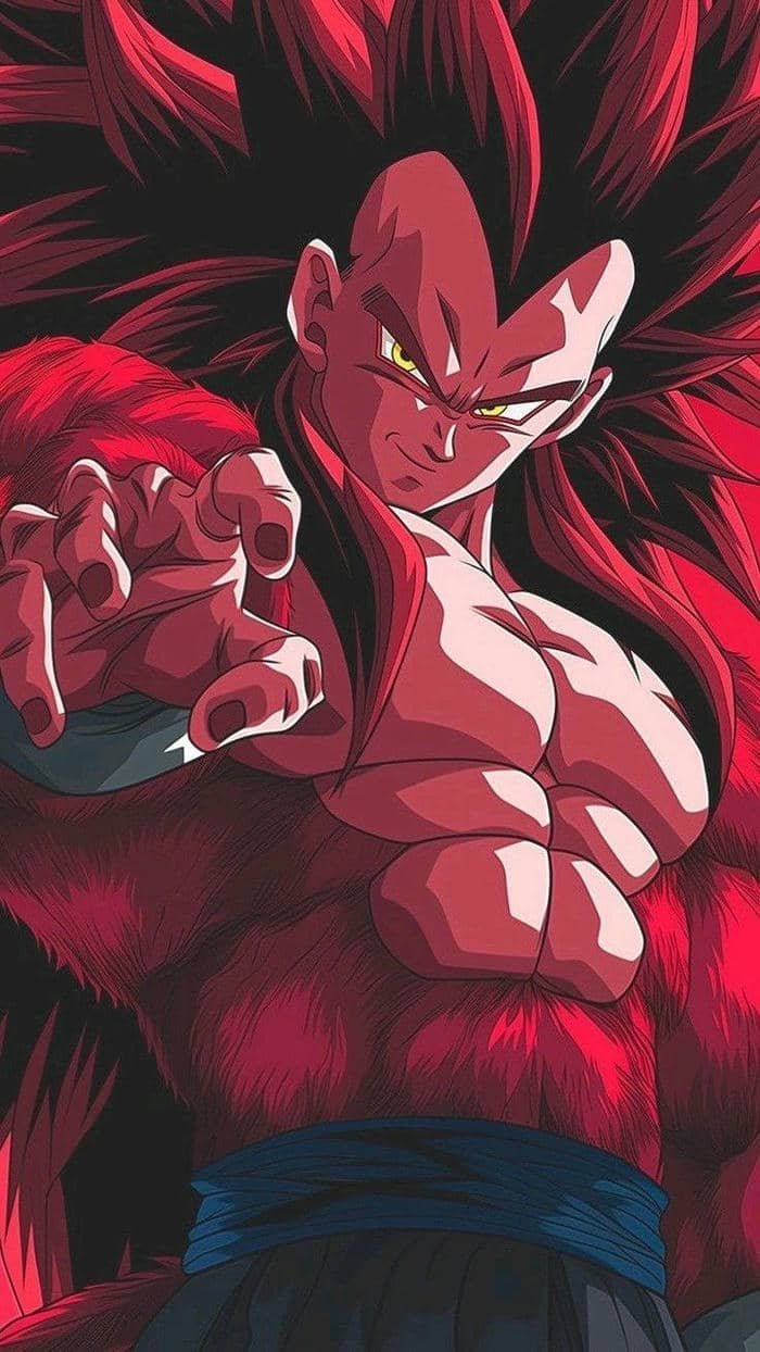 Anime Vegeta phát sức mạnh tối đa