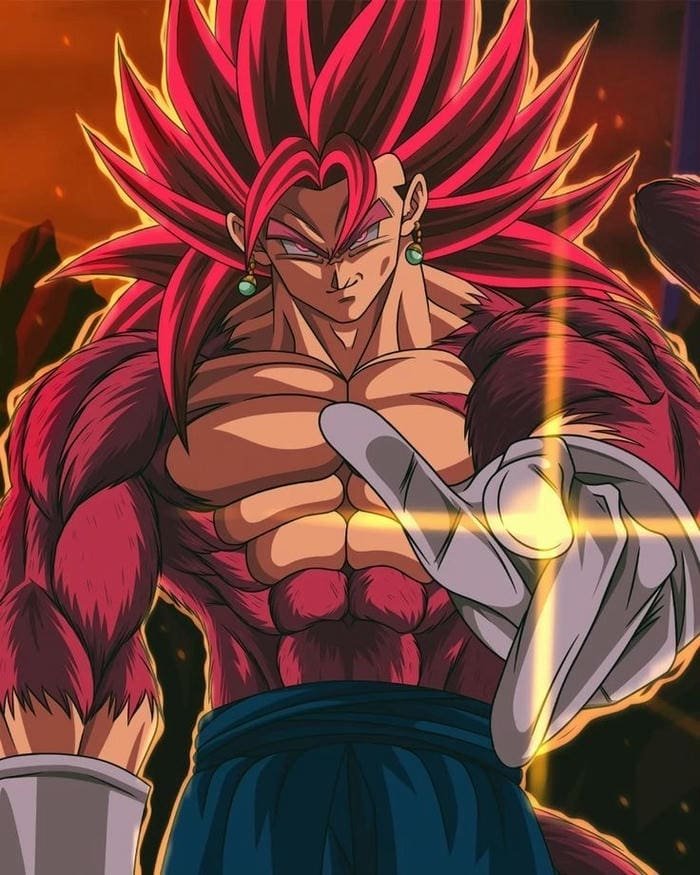 Anime Vegeta tập trung tuyệt đối