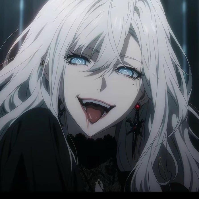 Anime avatar biểu cảm ác ma