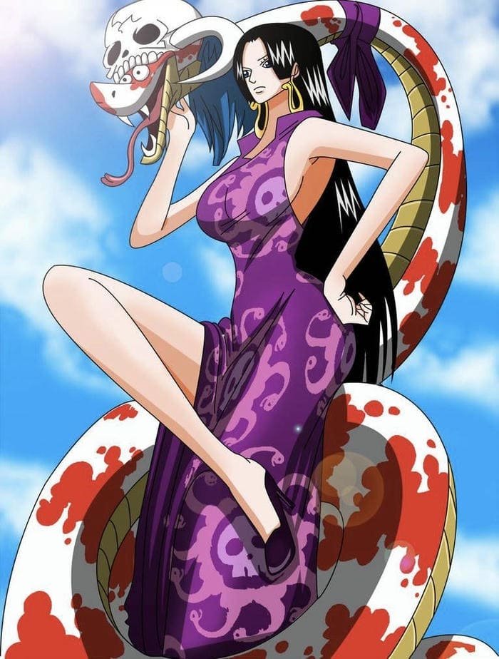 Boa Hancock tạo dáng mạnh mẽ