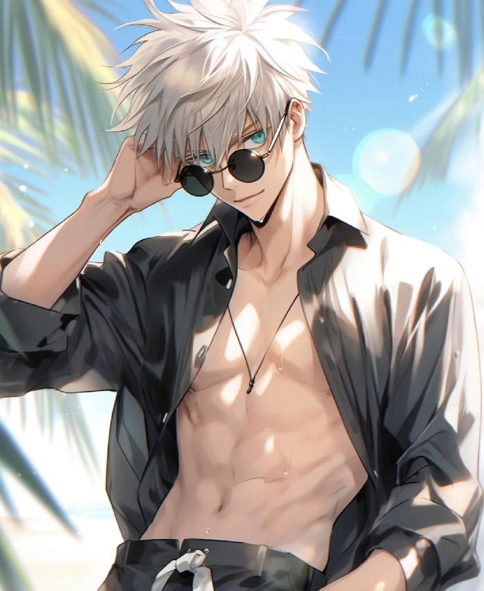 Bức hình 6 múi anime nam thu hút