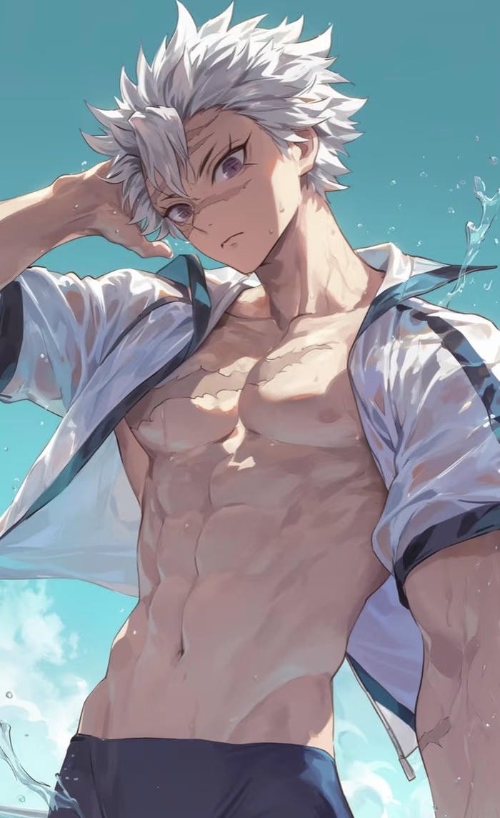 Hình ảnh 6 múi anime nam mạnh