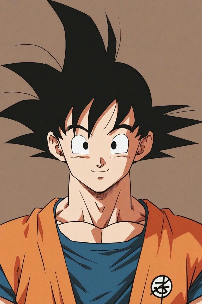 Hình ảnh SonGoku phong cách anime