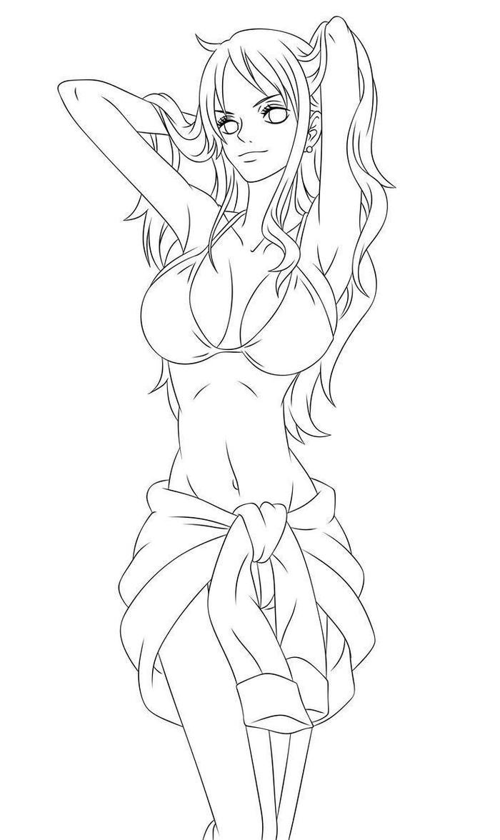 Hình ảnh ảnh tô màu anime cử chỉ dịu