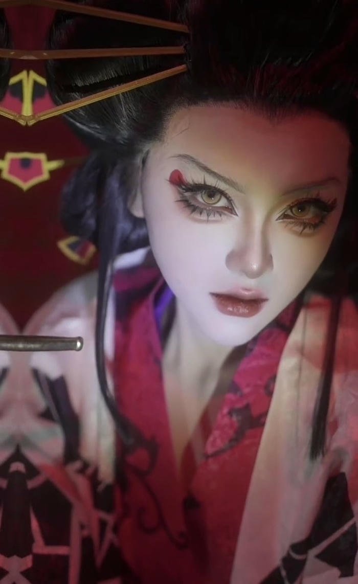 Hình ảnh cosplay daki phong cách quỷ nữ