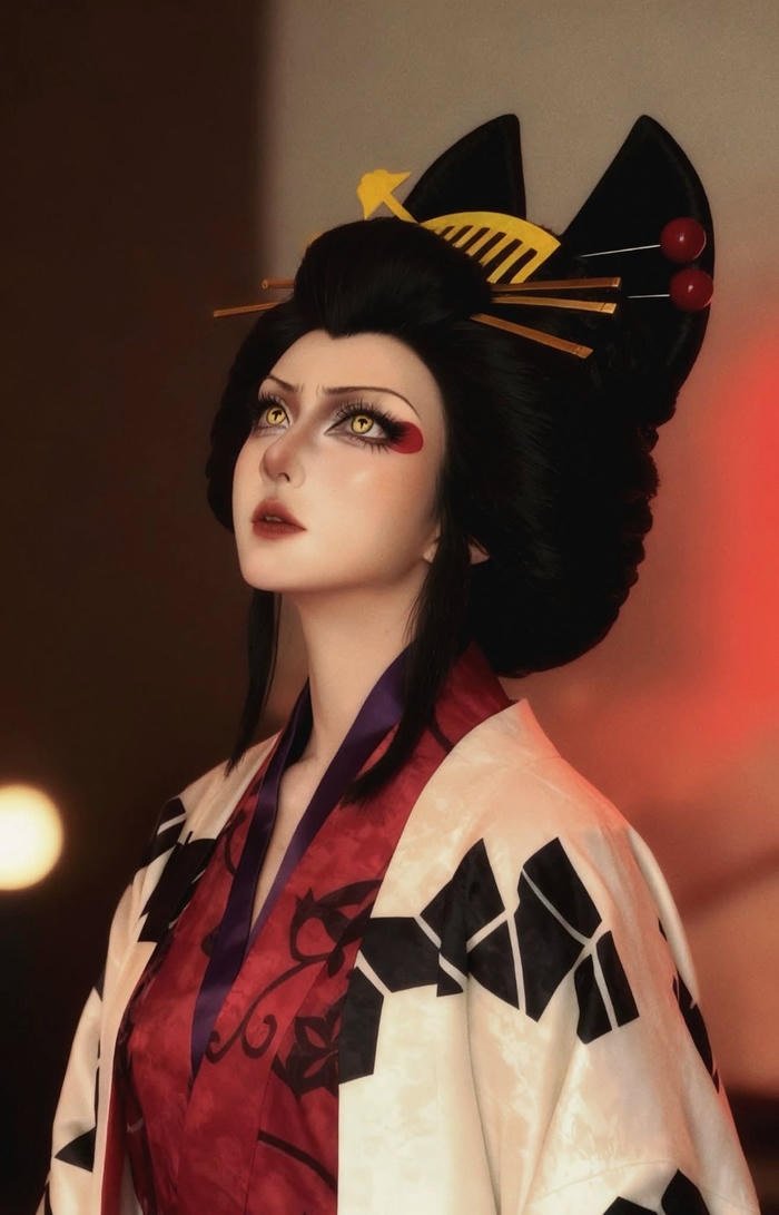 Hình ảnh cosplay daki phong thái mạnh mẽ