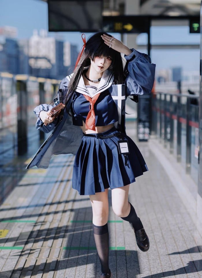 Hình ảnh cosplay nữ sinh phong cách giản dị