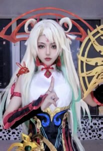 Hình ảnh irelia cosplay ánh nhìn xa