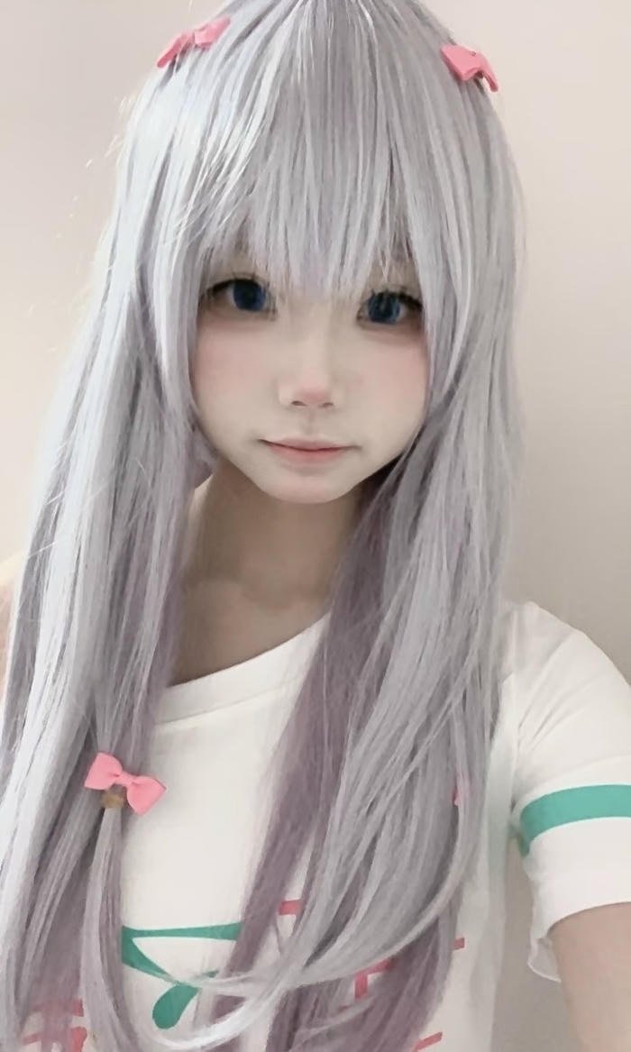 Hình ảnh sagiri cosplay biểu cảm đáng yêu