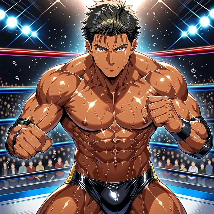 Hình anime nam 6 múi cuốn hút khỏe khoắn