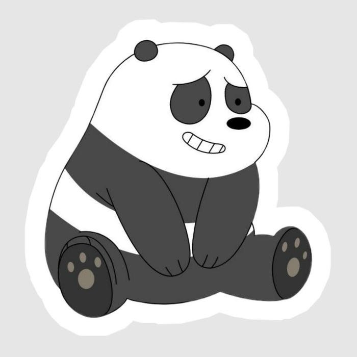 Hình sticker cute phong cách lineart