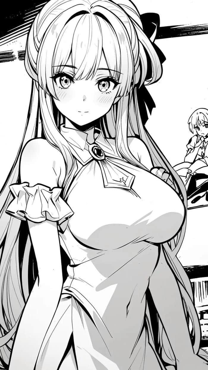 Hình tô màu anime phong thái nhẹ