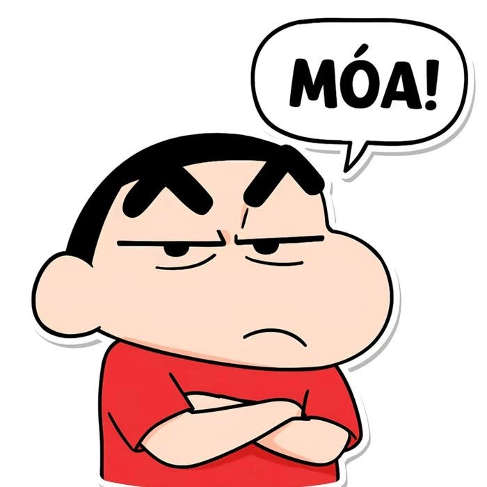 Nhãn dán shin khiến người xem bật cười