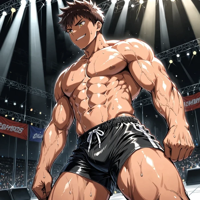Quyến rũ lạnh lùng ảnh anime nam 6 múi
