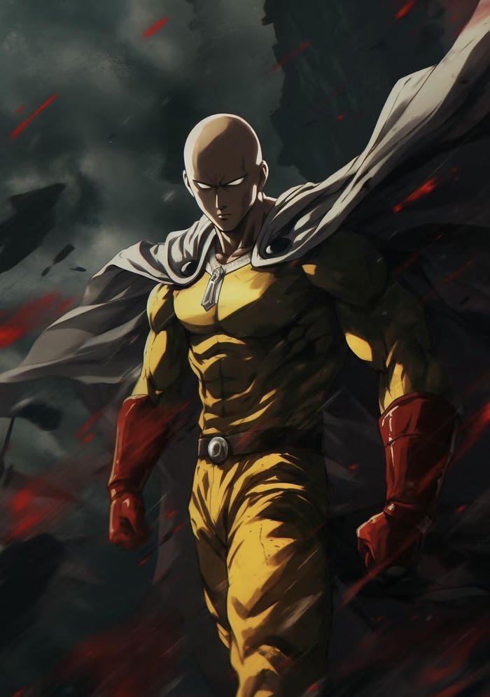 Saitama nhìn nhẹ nhàng dễ chịu