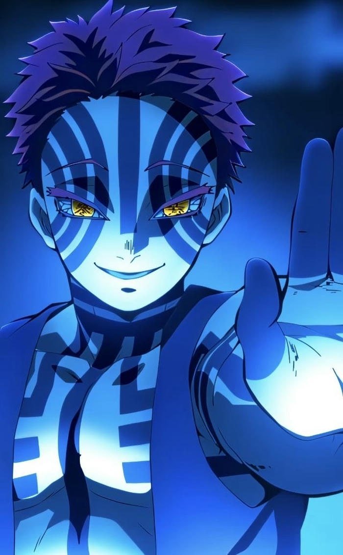 ảnh Akaza đẹp mắt hài hòa