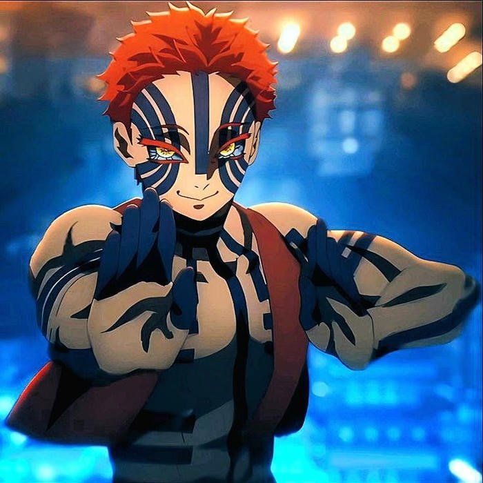 ảnh Akaza phong cách anime cơ bản