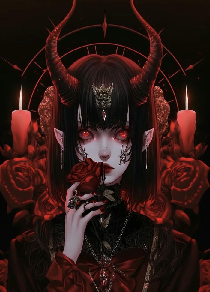 ảnh ác quỷ anime bóng tối