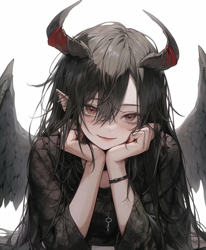 ảnh ác quỷ anime vẻ trầm