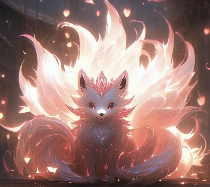 ảnh anime hồ ly sắc thái nhẹ