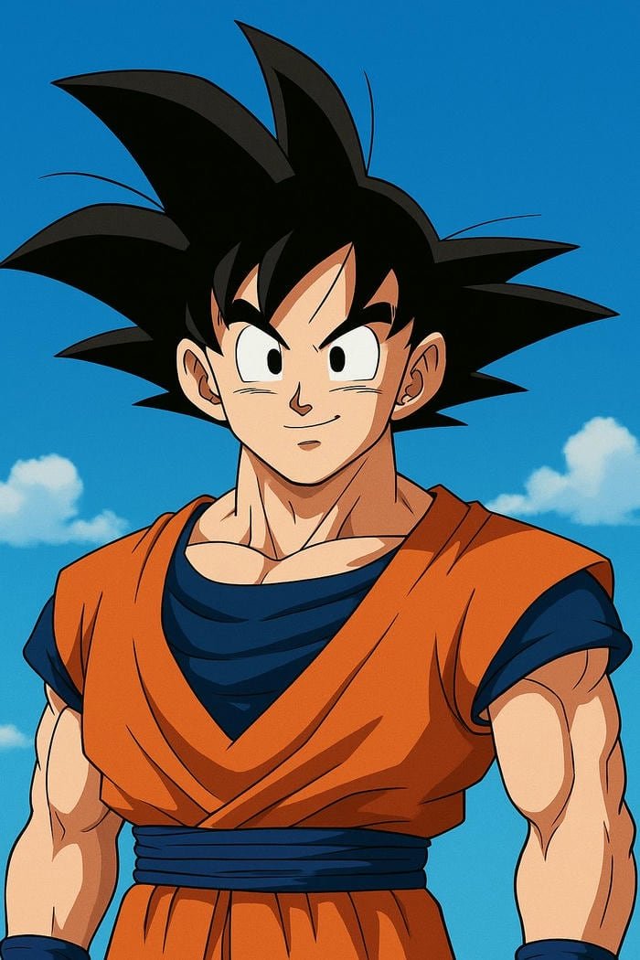 ảnh anime songoku khí chất anh hùng