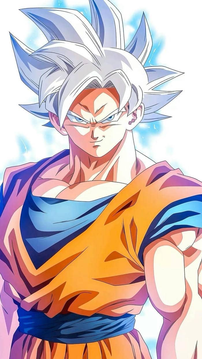 ảnh anime songoku phong thái chiến binh