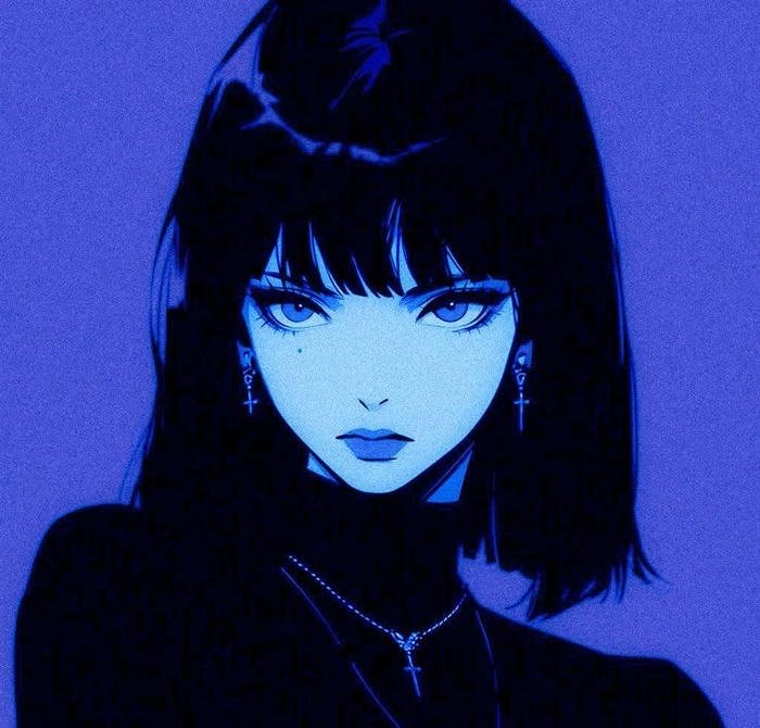 ảnh avatar anime tóc ngắn ngang vai