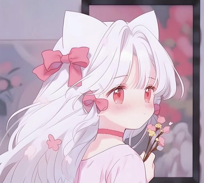 ảnh avatar sáng nữ anime nhìn mê