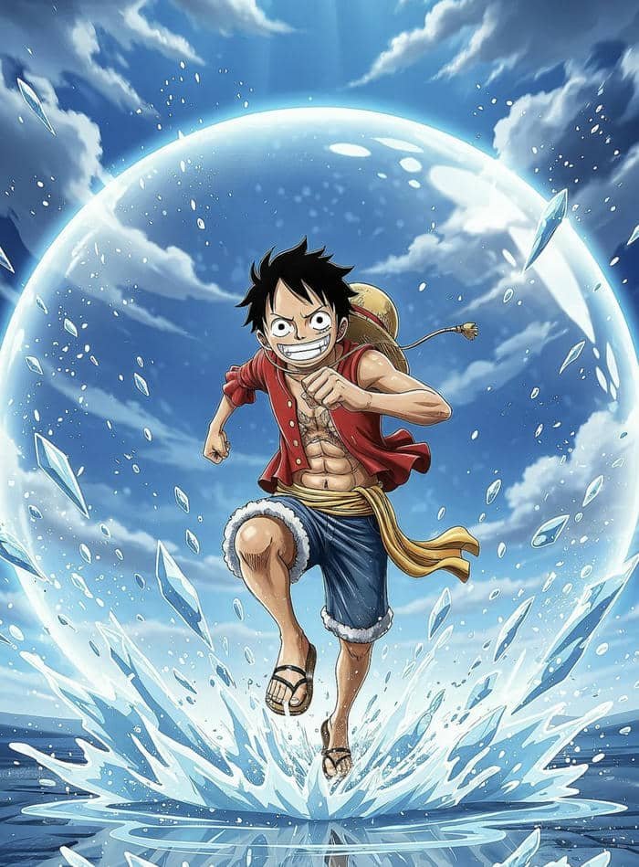 ảnh luffy tạo hình mạnh mẽ