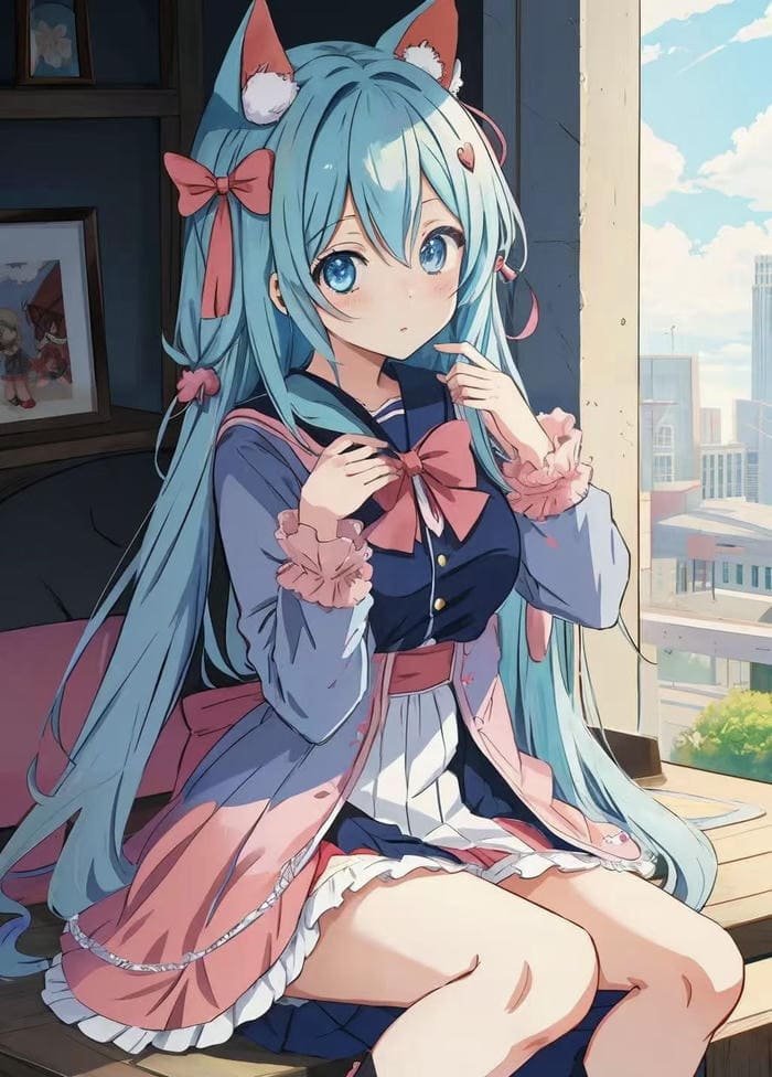 ảnh nhân vật anime thiết kế tinh tế