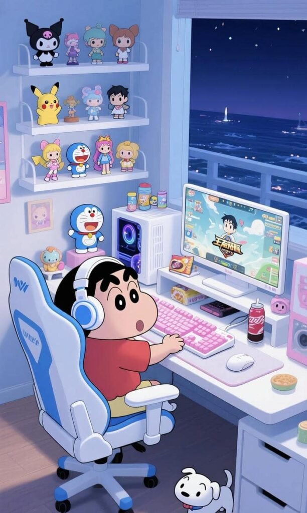 ảnh shin bút chì nét vẽ dễ thương