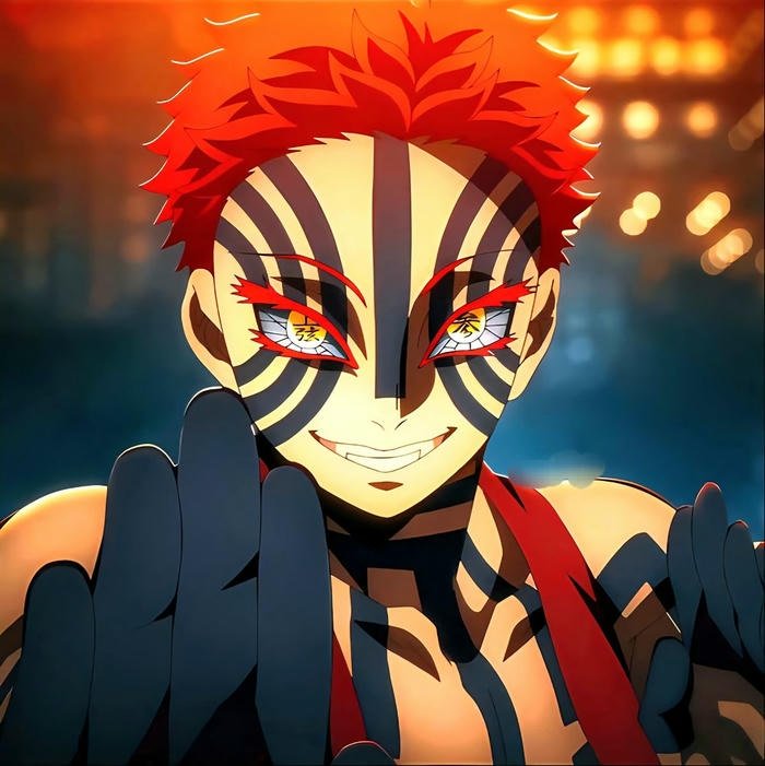 anime Akaza siêu đẹp hài hòa