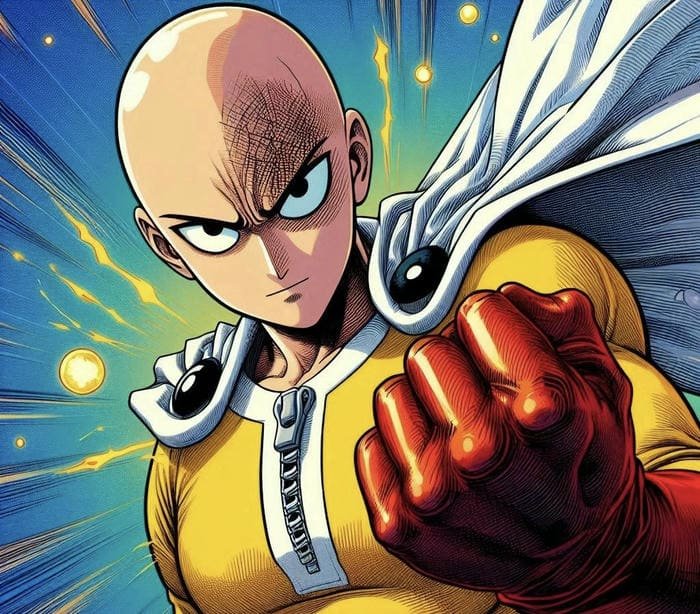 anime Saitama sức mạnh hủy diệt