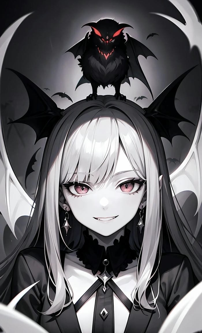 anime ác quỷ ánh mắt sắc lạnh