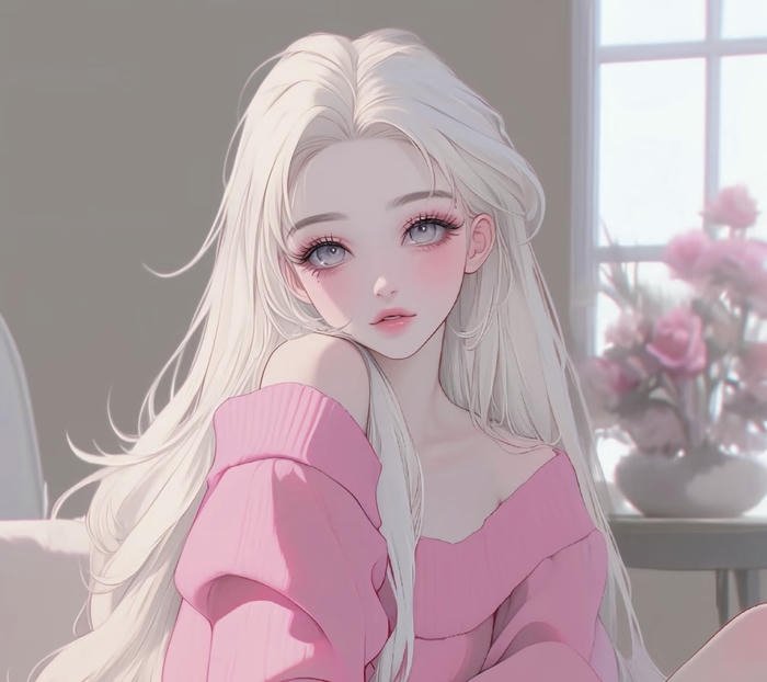 avatar anime sáng nữ mơ màng