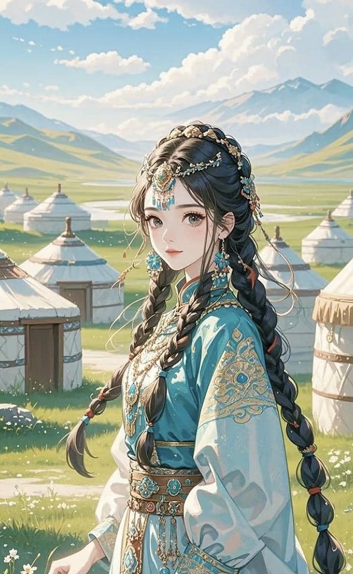 bức ảnh anime công chúa thần sắc điềm đạm