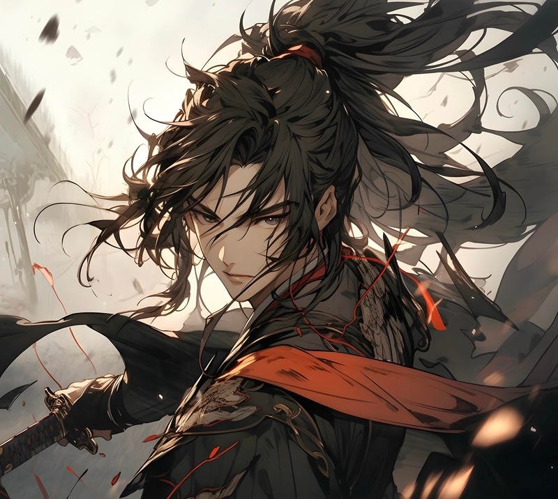 bức ảnh nam anime ngầu cá tính