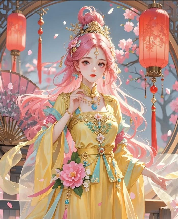 bức hình anime công chúa dáng vẻ kiêu kỳ