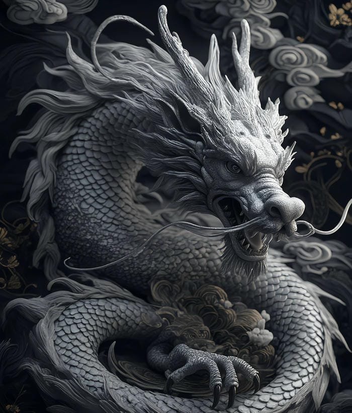 bức hình avatar rồng tông tối