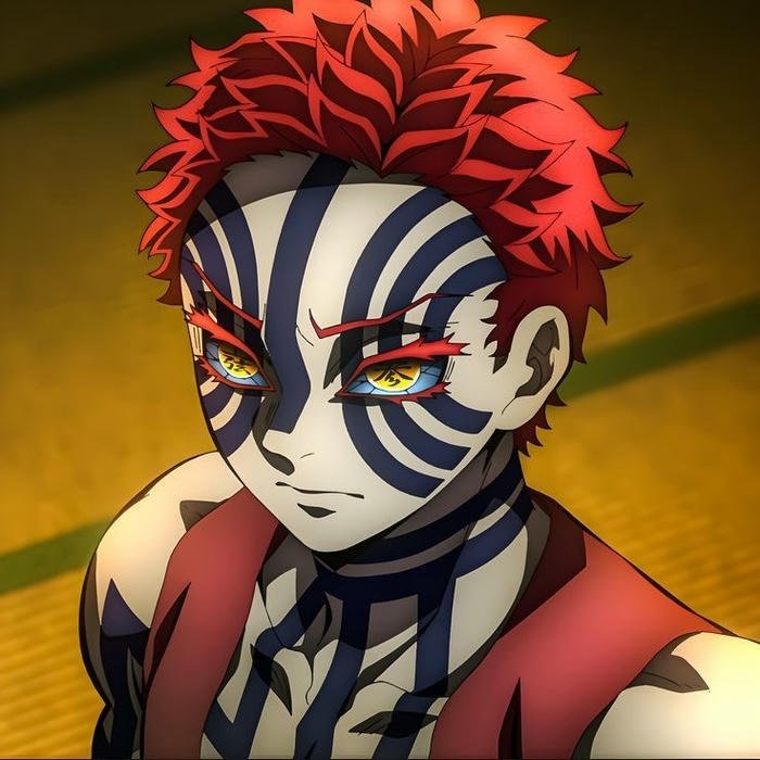 hình Akaza đẹp đơn giản gọn gàng