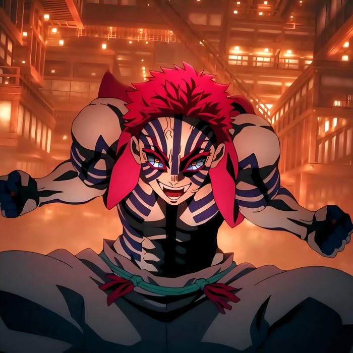 hình Akaza rất đẹp nhìn thích