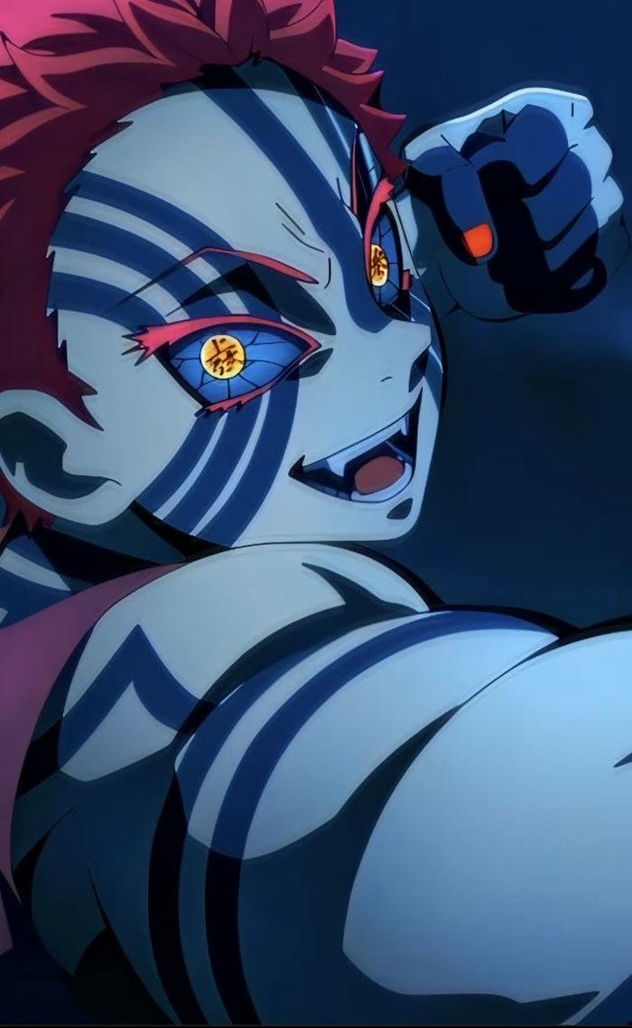 hình Akaza tạo hình nhìn rõ